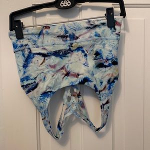 Lululemon laser cut longline sports bra